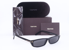 New Tom Ford Tf 1058 Eco 01A Alejandro Black Gold Grey Lens Sunglasses 59-15 - £374.85 GBP