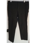 Womens 16 Charter Club Black Brown Floral Print Business Casual Pants - $12.22 CAD