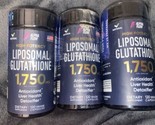 NEW Alpha Flow Liposomal Glutathione Supplement 1750mg Liver Pack Lot Of 3 - £30.46 GBP
