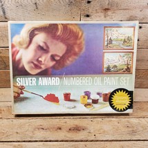 Silver Award Numbered Oil Paint Set SA-17 Magnificent Mountains Scene Un... - £23.32 GBP