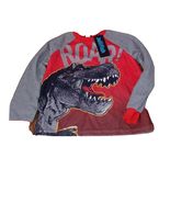 Jellyfish Roar Boys Size 8 Dinosaur Long Sleeve Shirt-BRAND NEW-SHIPS SA... - €16,15 EUR
