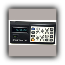 Vintage 70s Casio Calculator Lot: memory-8A + memory-8R - $24.95