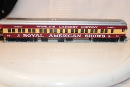 HO Scale IHC, Observation Car, Royal American Shows, Red, #61 - $40.00