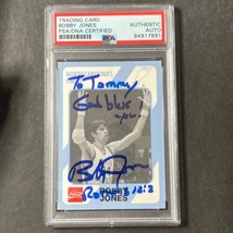 1989-90 Collegiate Collection #45 Bobby Jones Signed Card AUTO PSA Slabbed North - £48.10 GBP