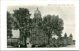 RPPC Seneca County Courthouse Tiffin Ohio OH Unused UNP Postcard - £35.17 GBP