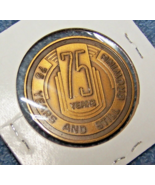 Vintage 1973 Diamond Jubilee 75 Year Port Arthur, TX Metal Coin-Still Gr... - €6,82 EUR