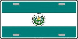 El Salvador Flag 6&quot; x 12&quot; Metal Novelty License Plate Sign - £3.08 GBP