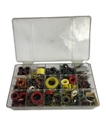Lot  of Wire Wound Coils Chokes Inductors Various rings Ham Radio electr... - $1,303.51 MXN