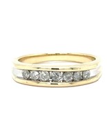 1/4 Diamond Band Ring REAL Solid 10k Yellow Gold 6.3g Size 10.5 - €1.028,96 EUR