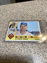 Roger Craig 1960 Topps Vintage Baseball Card #62 Dodgers - £2.39 GBP