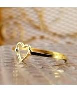Heart Ring Gold Color Sizes 7 8 9 10 &amp; 11 Fashion Jewelry - €7,86 EUR
