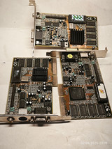 AGP 3D Cards LOT x3 Manli Savage3D (S3 Savage 86C391) 8 MB + 2 Spare par... - $54.45