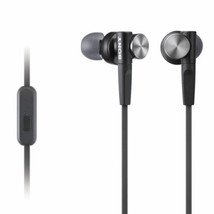 Sony MDR-XB55AP - Headphones Earbuds MDRXB55AP BLACK Extra Bass Shipping - $49.00