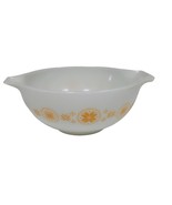 Vtg Pyrex 2.5 Quart Cinderella Mixing Bowl Yellow Starburst Mid-Century ... - £17.18 GBP