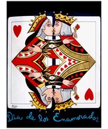 1599.Decoration Poster.King Queen card.Valentines Day.Gamblers.Poker rom... - $302.13 MXN+