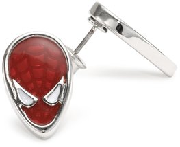 Marvel Comics Spider-Man Red Enamel Face Stud Earrings - $15.83