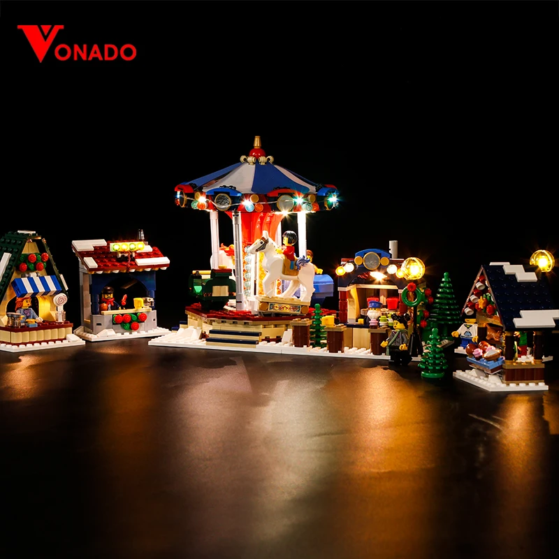 Vonado LED Lighting Set for 10235 Christmas Winter Village Market 36010 Model - £40.58 GBP