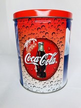 Coca Cola Tin Coke Christmas Canister Lid Polar Bears Happy Holidays Col... - $12.26
