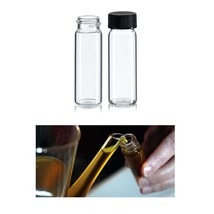 50 Pc Lot Glass Vial Jars Containers Bottles Caps 1 3/4 Tall 1/8 Oz Wholesale - £35.96 GBP