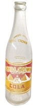 Vintage RC Royal Crown Cola 12oz Glass Soda Bottle @ 1936 Nehi Corp Ft Worth TX - £9.80 GBP