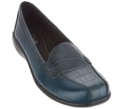 Clarks Bendables Loafers Bayou Q Patent Leather Classic Comfort Slip-on MSRP $80 - £41.59 GBP
