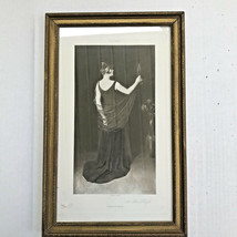 A Blond Profile Photgravure Print Dannat 1889 Victorian Beauty - £39.53 GBP