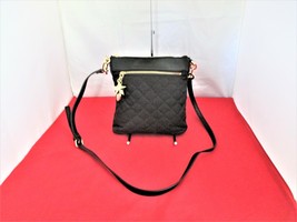 Tommy Hilfiger Quilted Charm North-South Crossbody, Messenger $88 Black ... - $552.23 MXN