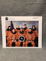 NASA Engineer Owned 8x11 Photograph Fact Card Space Shuttle Columbia Crew KG - £15.66 GBP