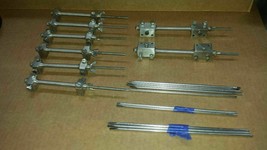 Zimmer CHARNEY Clamp QTY (6) 443-01 &amp; QTY (2) 443-11 &amp; 11 Rods - £660.35 GBP