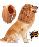 Lion Mane Costume, Adjustable Pet Lion Mane Wig with Ears for Medium and... - £14.19 GBP