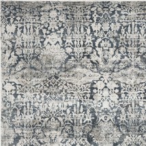 8' X 8' Teal Floral Area Rug - €381,03 EUR