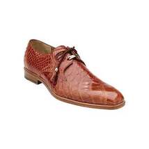 Belvedere Men's Shoes Lago Genuine Alligator Plain Toe Tassel Cognac 14010 image 4