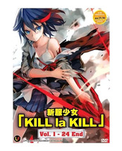 Anime DVD KILL la KILL Vol.1 - 24 End English Subtitle Free Shipping - £16.92 GBP