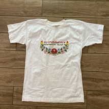 Vintage BUDAPEST HUNGARY Official Import Tourist T-Shirt Single Stitch M... - $280.03 MXN