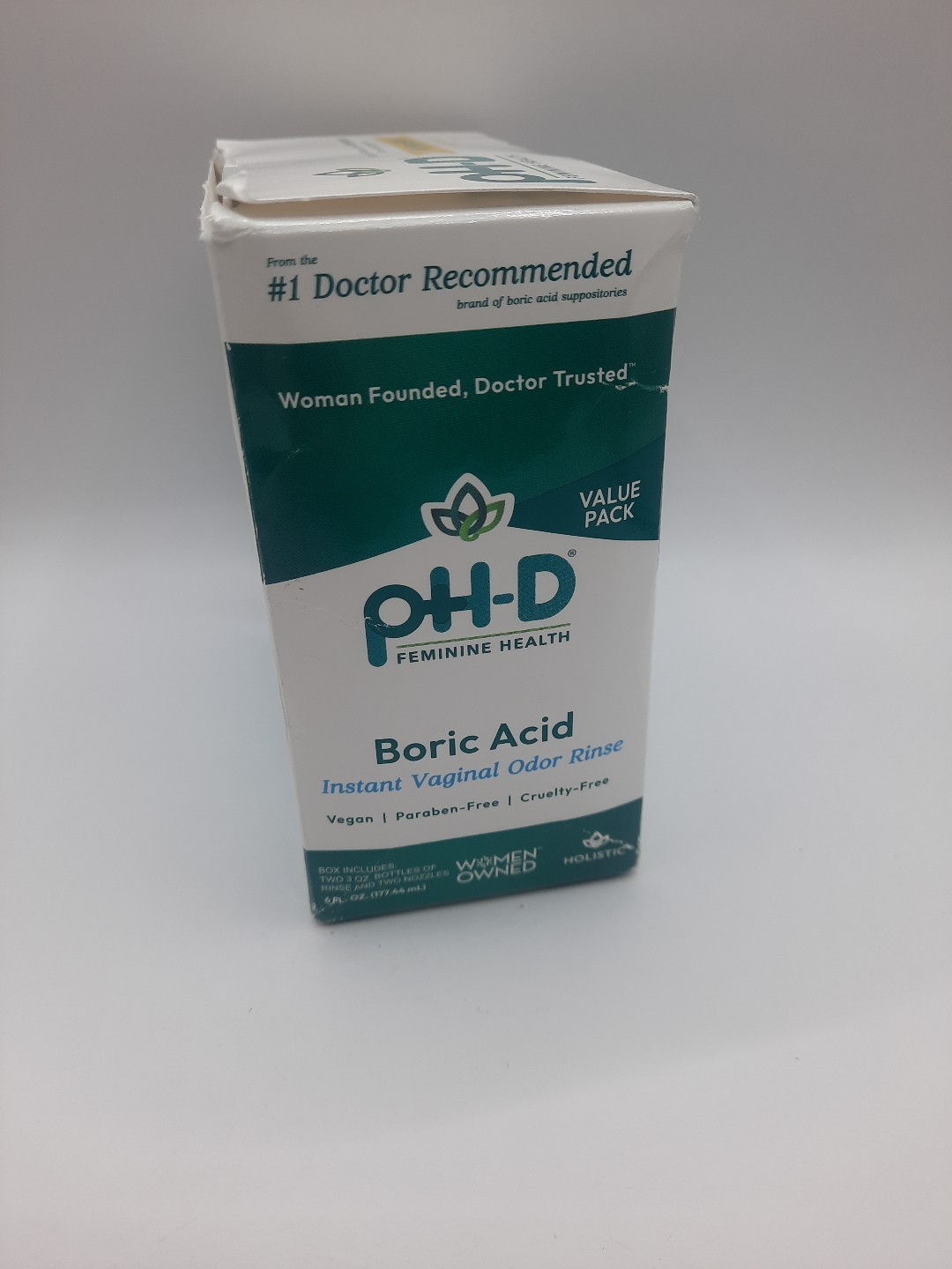 pH-D Boric acid, Instant Vaginal Odor Rinse, 2 bottles & 2 Nozzles 6oz Exp 5/26 Item image 5