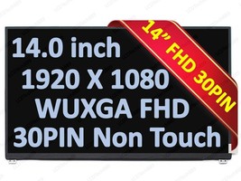 Dell P/N DP/N 0R6D8G R6D8G Matte FHD 1920x1080 14.0 30pin LCD Screen LED Display - $66.98