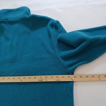 Vtg JC Penny USA Olympic Men's Teal Blue 1/4 Zip Pullover Sweatshirt Size Large  image 14