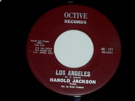 Harold Jackson Los Angeles 45 Rpm Record Vinyl Vintage Octive 111 VG+/VG++ - £78.68 GBP