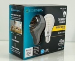 Ecosmart 40W Dimmable Bright White Thinner Filament Clear Glass Bulb (2-... - $13.76