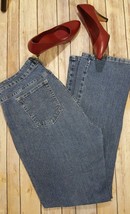 WOMEN&#39;S RIDERS BOOTCUT DISTRESSED JEANS SIZE 14M * - £12.98 GBP