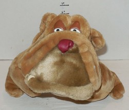 Disney 13&quot; Francis Bulldog Oliver &amp; Company Plush Stuffed Animal Dog 1988 Sears - £37.75 GBP