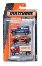 Matchbox On A Mission 3 Pack Gift Set no.1 Assorted Cars - £11.95 GBP