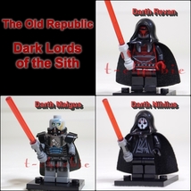 3 pcs The Old Republic Star Wars Minifigure Set +Stands Revan Malgus Nihilus USA - £15.73 GBP