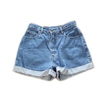 B.E. Blues High Waist Vintage 90&#39;s Denim Jean Shorts ~ Sz 9/10 ~ Blue - £18.39 GBP