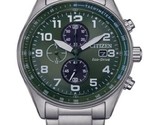 Citizen Watch Eco-Drive Chronograph 43mm with Green Dial - £223.85 GBP