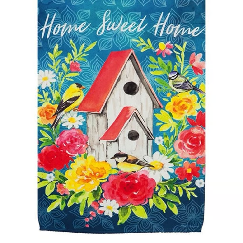 Meadow Creek Home Sweet Home Decorative Suede Garden Flag- 2 Sided,12.5&quot;... - $14.84