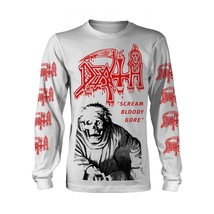 Longsleeve Death Scream Bloody Gore Official Tee T-Shirt Mens Unisex - $57.00