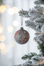 Glass Christmas Ball Ornaments Set of 6 - Tree &amp; Holiday Party Decor - $58.99