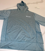 CHAMPION ATHELTIC GYM WEAR LIGHTWEIGHT HOODIE STRETCH PULLOVER SHIRT MEN... - $17.42
