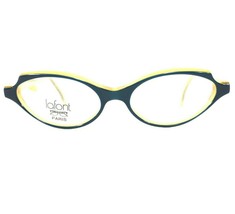 Jean Lafont Petite Eyeglasses Frames BORNEO Blue Yellow Cat Eye 48-14-138 - £134.36 GBP